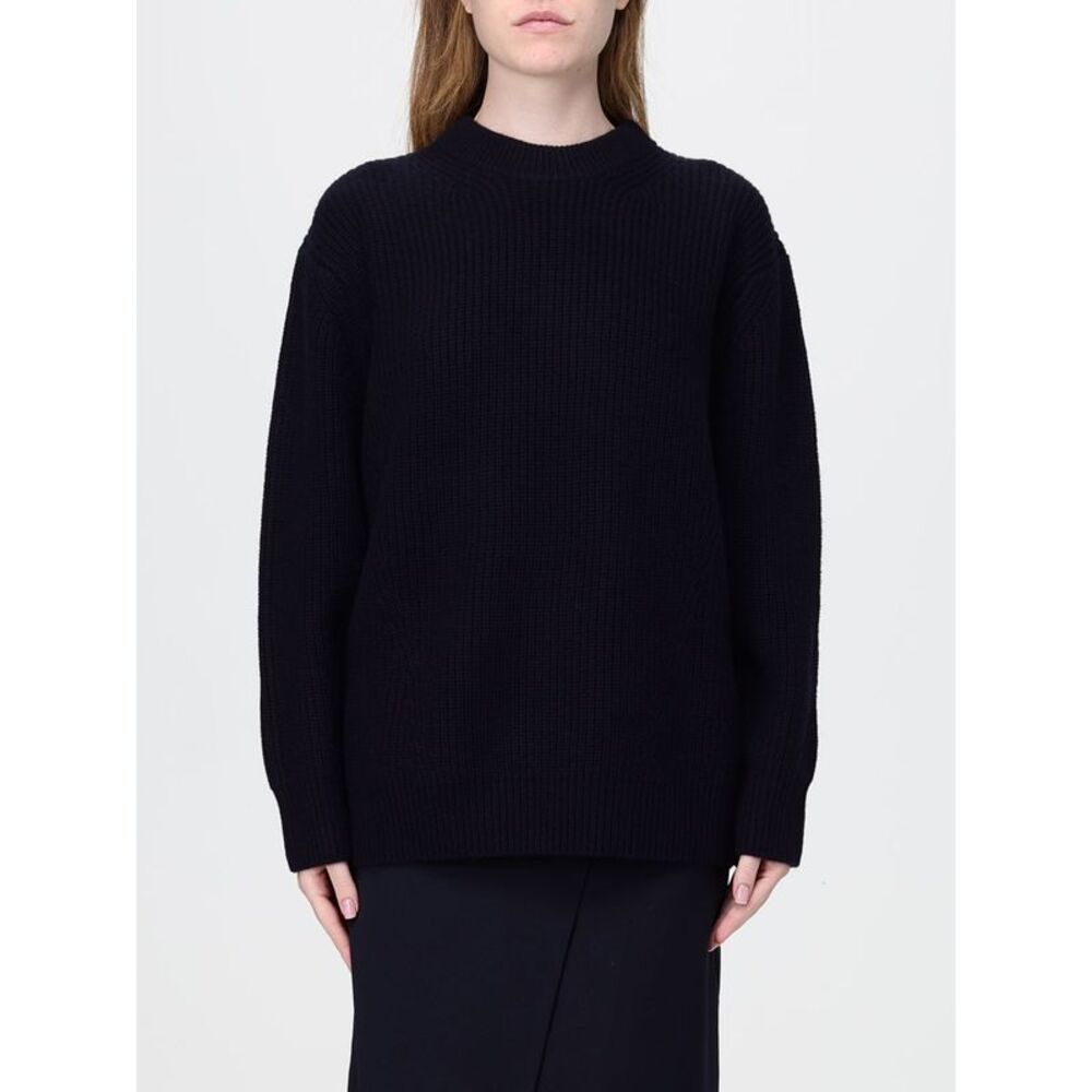 Relaxed Fit Wool Crewneck Jumper Pinko With Dropped Shoulders